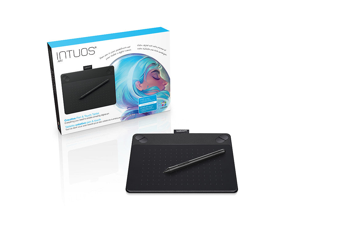 Wacom Intuos Art Creative Pen & Touch Tablet Small (Black) CTH490AK