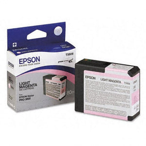 T580600 - Epson Stylus Pro 3800 - 80ml Light Magenta UltraChrome K3 Ink Cartridge - CoolGraphicStuff.com