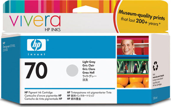 HP 70 Light Gray Ink Cartridge - C9451A - CoolGraphicStuff.com