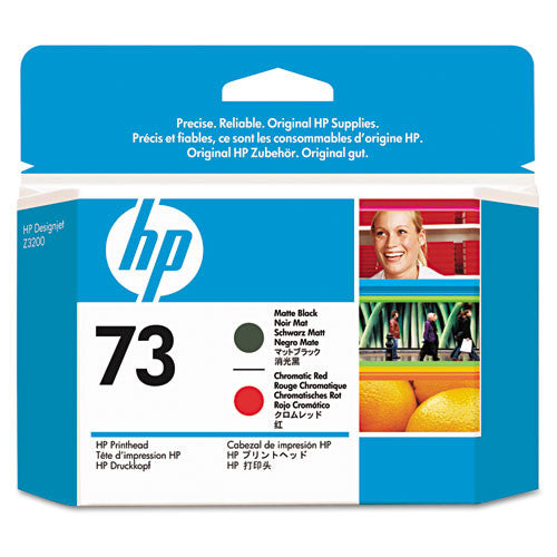 HP 73 Matte Black and Chromatic Red Printhead - CD949A - CoolGraphicStuff.com