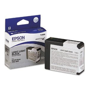 T580900 - Epson Stylus Pro 3800 - 80ml Light Light Black UltraChrome K3 Ink Cartridge - CoolGraphicStuff.com