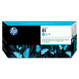 C4951A - HP Cyan Printhead/Cleaner NO 81 CYAN DYE PRINTHEAD/PH DESIGNJET 5000 5500 Inkjet - CoolGraphicStuff.com