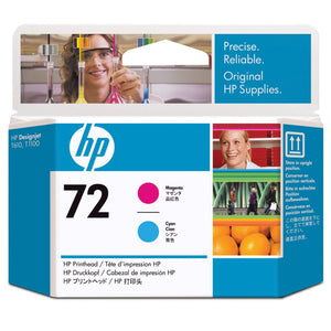 HP 72 Magenta and Cyan Printhead - C9383A - CoolGraphicStuff.com