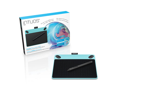Wacom Intuos Art Creative Pen and Touch Tablet  Small (Mint Blue) CTH490AB - CoolGraphicStuff.com