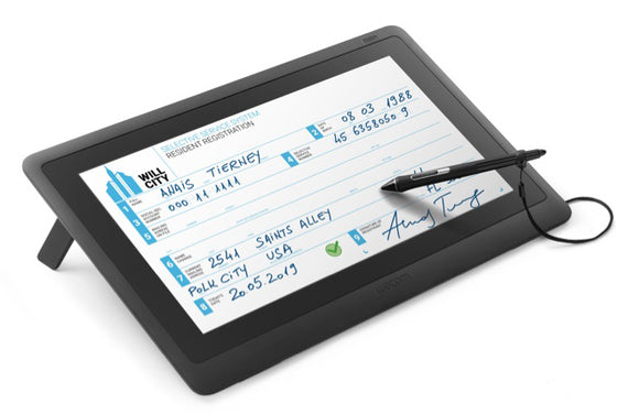 Wacom DTK-1660EK0A Signature Pen Display Tablet - DTK1660EK0A - CoolGraphicStuff.com