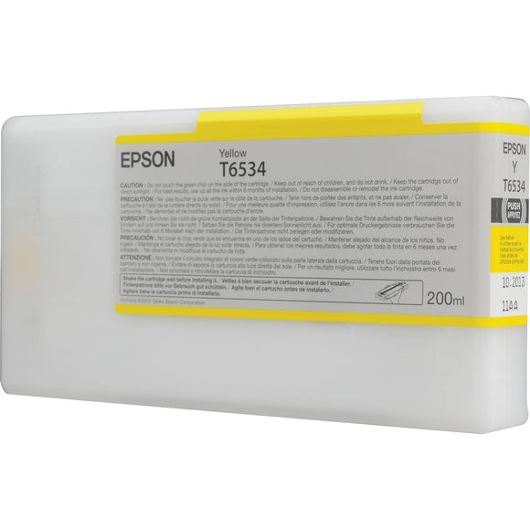 Epson Yellow UltraChrome Ink Cartridge for Stylus Pro 4900 (200 ml) - CoolGraphicStuff.com