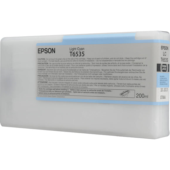 Epson UltraChrome Ink for the Epson Stylus Pro 4900 Inkjet Printer (Light Cyan, 200ml) - CoolGraphicStuff.com