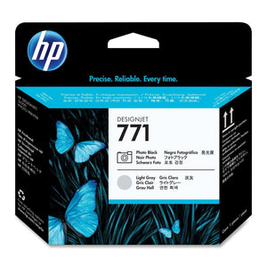 HP 771 Photo Black, Light Gray Printheads - CE020A - CoolGraphicStuff.com