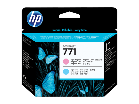 HP 771 Light Magenta, Light Cyan Printheads - CE019A - CoolGraphicStuff.com