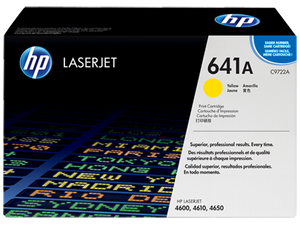 C9722A - HP Yellow Toner Cartridge - YELLOW TONER/ SMART PRINT CART FOR COLOR LaserJet 4600/4650 SERIES - Laser - 8000 Page - Yellow - CoolGraphicStuff.com