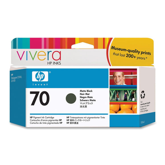 HP 70 Matte Black Ink Cartridge - C9448A - CoolGraphicStuff.com