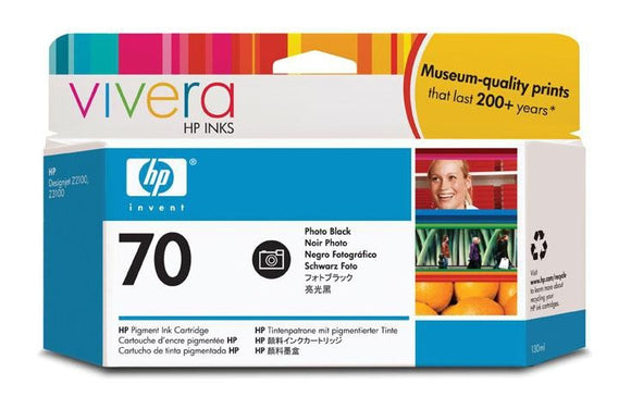 HP 70 Photo Black Ink Cartridge - C9449A - CoolGraphicStuff.com