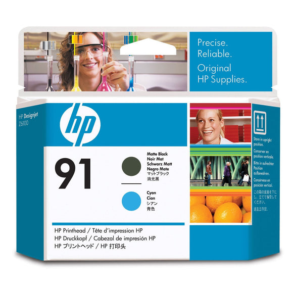 HP 91 Matte Black and Cyan Printhead - C9460A - CoolGraphicStuff.com