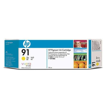 C9469A - HP 91 775-ml Pigment Yellow Ink Cartridge for the HP Designjet Z6100 Printer, HP Designjet Z6100PS Printer - CoolGraphicStuff.com