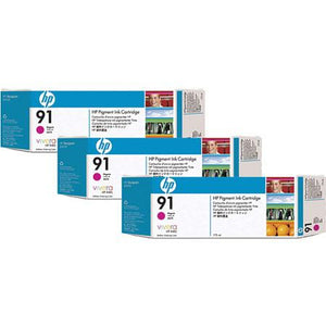 HP 91 Magenta 3-pack - C9484A - 3 x C9468A - CoolGraphicStuff.com