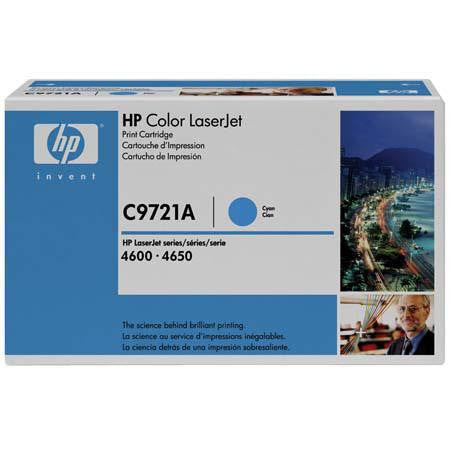 C9721A - HP - Cyan Toner cartridge for Color LaserJet 4600/4650 Series - CoolGraphicStuff.com