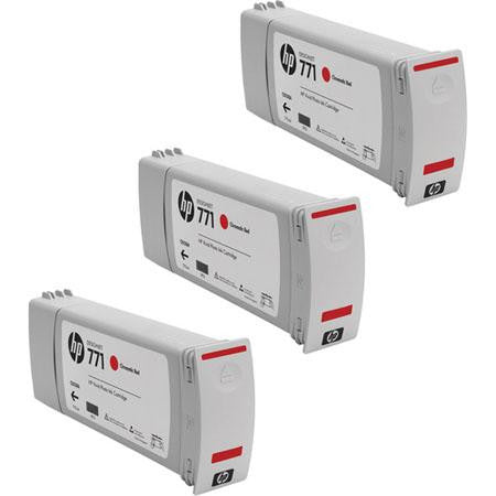 HP 771 Chromatic Red Ink Cartridge 3-pack - CR251A - CoolGraphicStuff.com