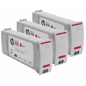 HP 771 Magenta Ink Cartridge 3-pack - CR252A - CoolGraphicStuff.com